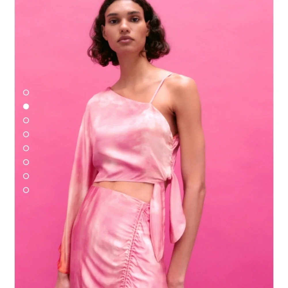 Zara Tye Dye Silky Top - Picture 5 of 11